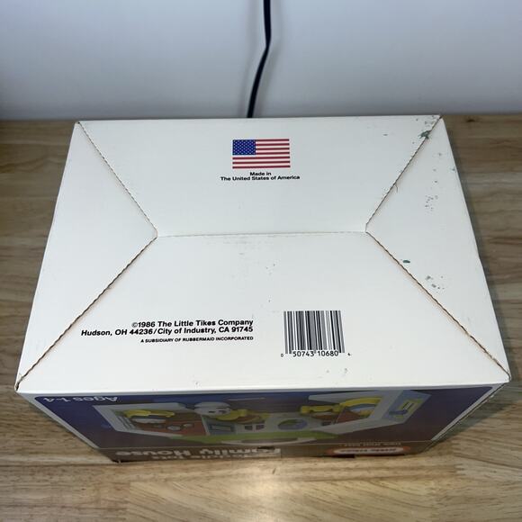 Little Tikes Toddle Tots Family House w/Original Box - Vintage 1986 USA 0680 - Picture 10 of 10